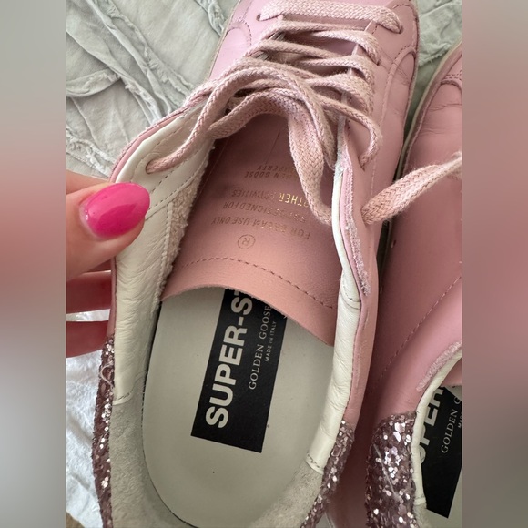 Golden Goose Pink Glitter superstar sneakers - Picture 5 of 8